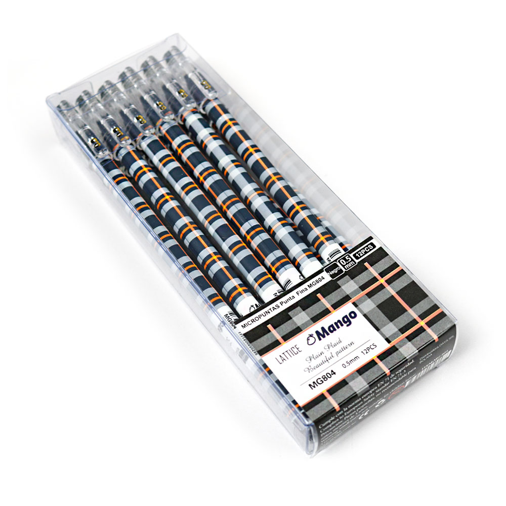 Micropunta punta fina 0.5mm MG804 Mango 12pcs