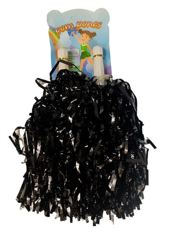 Par de pompones La Selva, 50gr, largo de 35cm