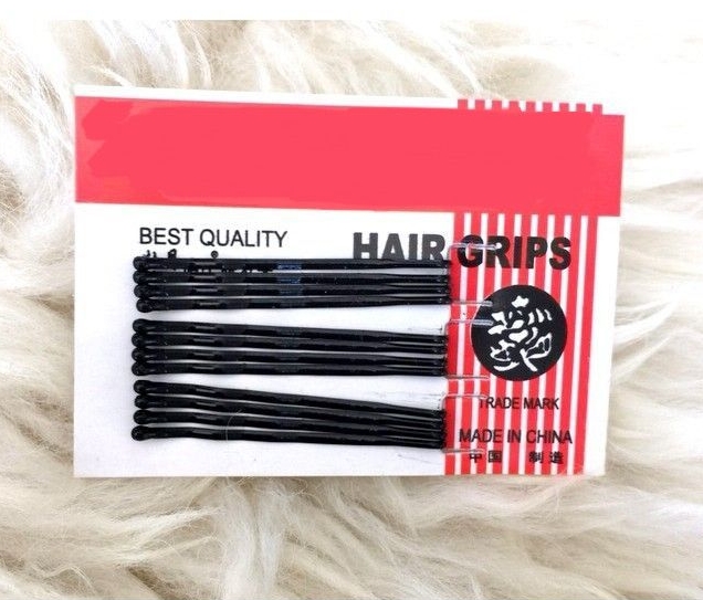 Horquilla Sujetador de cabello pequeño Black (72pcs)