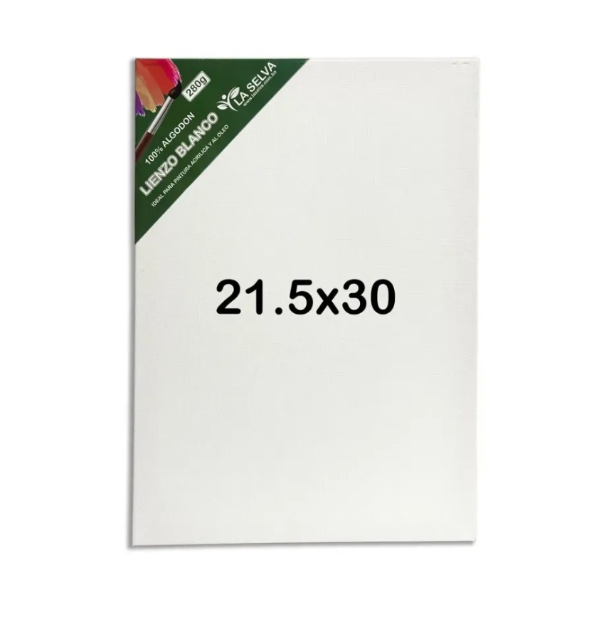 Lienzo 21.5x30cm OFICIO BLANCO La Selva