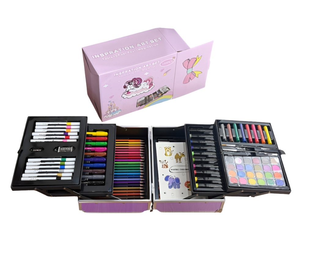 Set de Arte de 3 pisos 133pcs