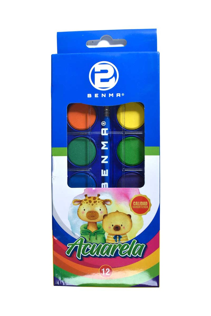 Acuarela Benma chico 12 colores