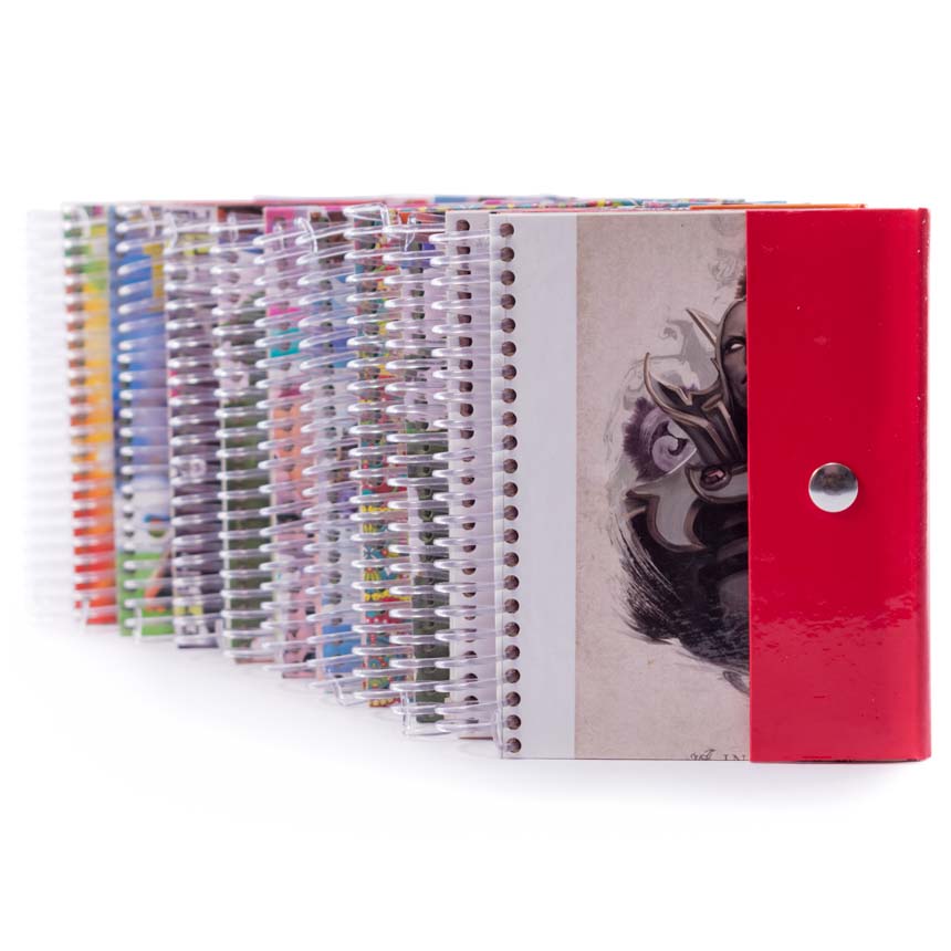 Anotacion 10x14 con solapa a COLOR 180 Hojas VERTICAL 10 UND.