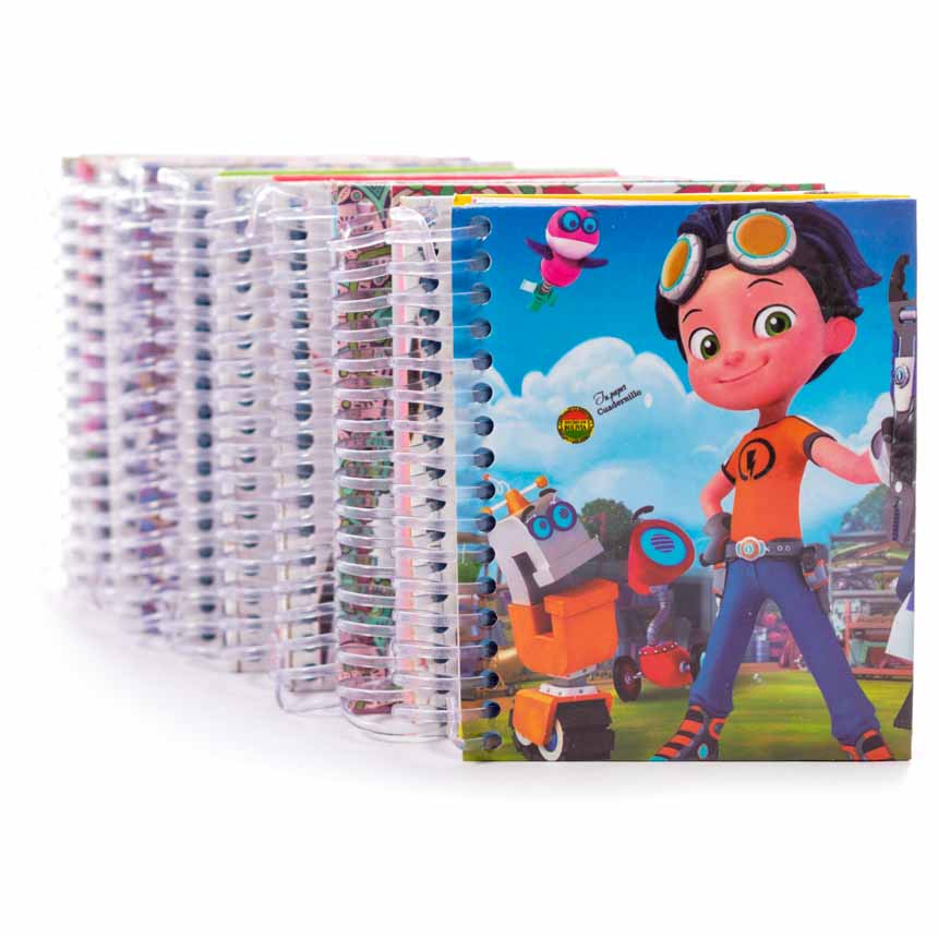 Anotacion 14x17 CUADRADO GRANDE con solapa 180 Hojas 10PCS