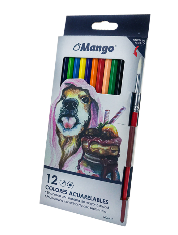Color largo acuarelable Mango12 Colores