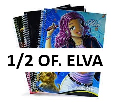 Cuaderno anillado artesanal Medio Oficio Elba 100h paq.de 10 unid.