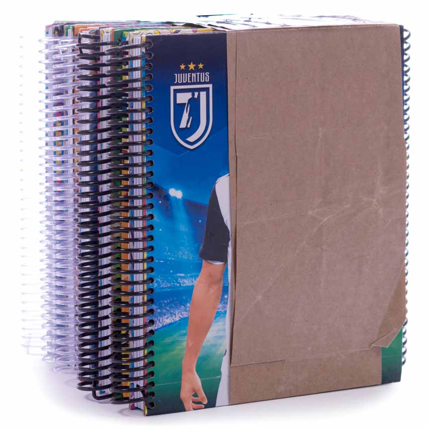 Cuaderno anillado artesanal medio oficio 180h paq.de 10 unid.