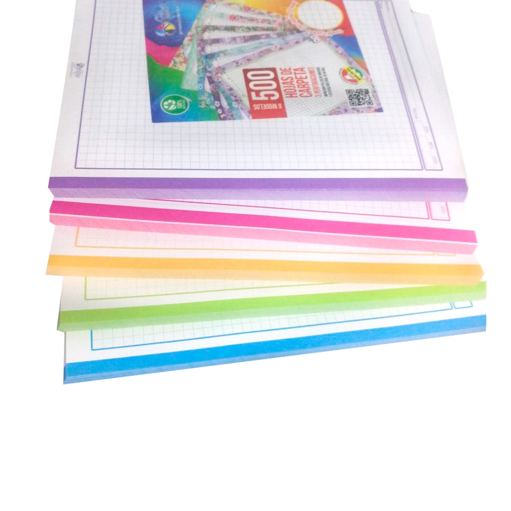 Hojas de Carpeta normal RODIMAR 500 hojas