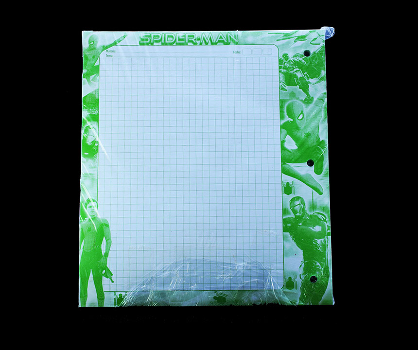 Hojas de carpeta Artesanal Colores suaves Flipo 500hjs