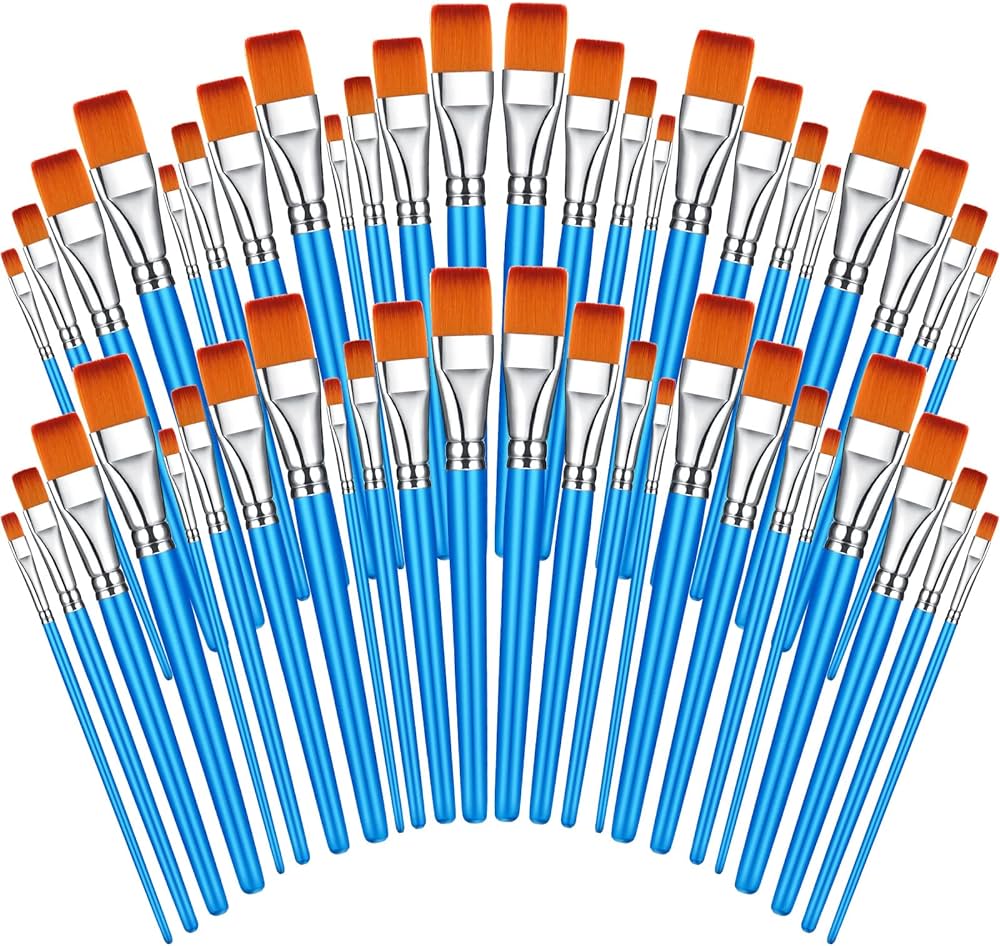 Juego de Pincel Plano set de 12pcs