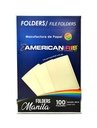 Folder  Amarillo Acricolor OFICIO 100PCS