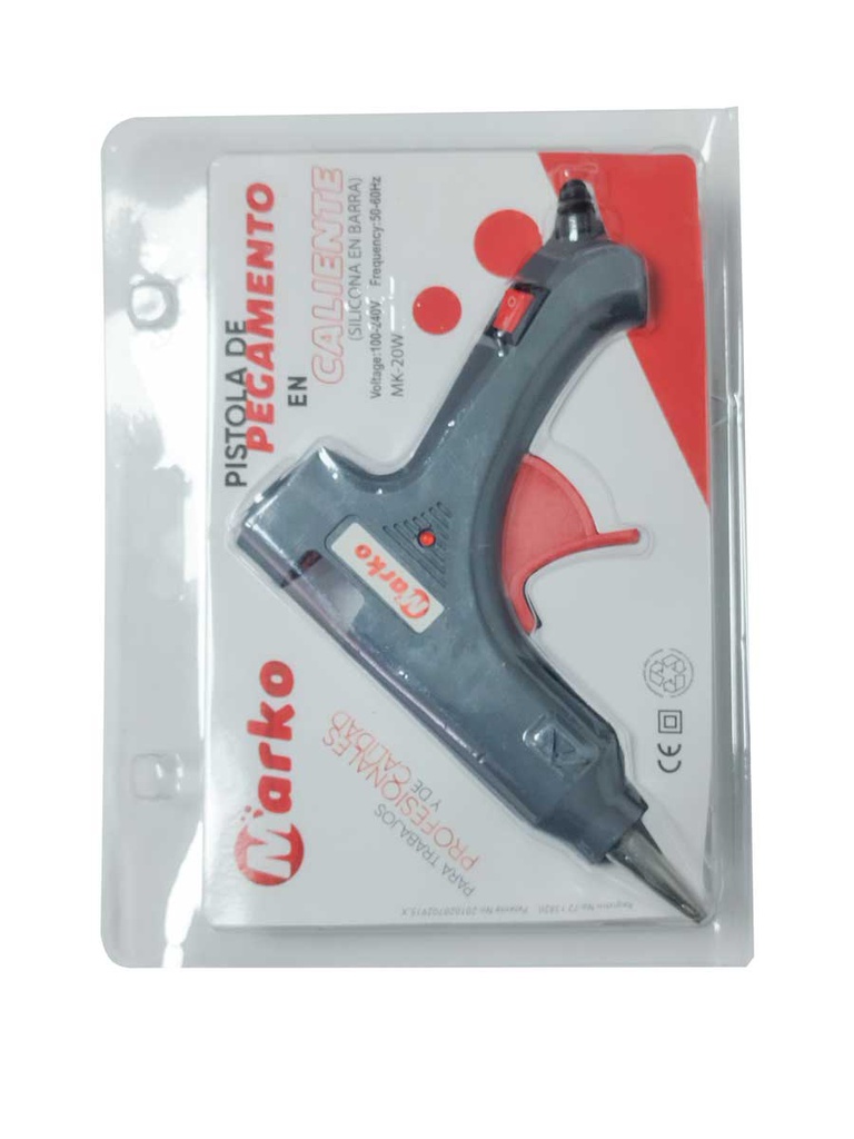 Pistola para silicona en barra - con switch MELON