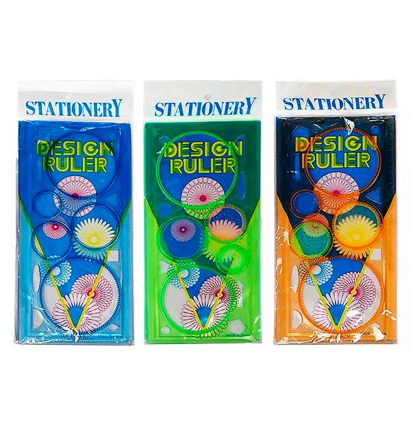 Regla para caratulas DESING RULER Paquete de 12 pcs