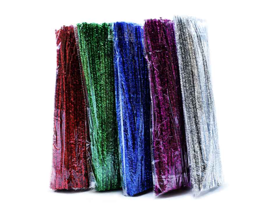 Limpia pipa bolsa 100pcs con brillo