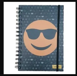 [love-60] Libreta De Apuntes (Emoji/love) de 60hojas Rayadas paq.6pcs