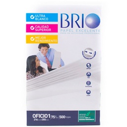 [PJ-BRIO-OFI75] Bond Brio Oficio 75gr 500hjs