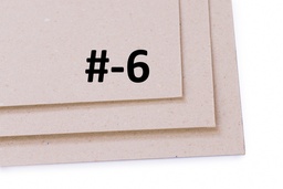 [82011002/4092] Carton gris #6 80x120cm esp. 1.05mmt