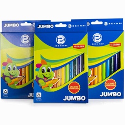[7712J/CJ12] Color Largo JUMBO BENMA 12 Colores