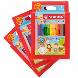 [1873] Color corto stabilo hex. 12colores