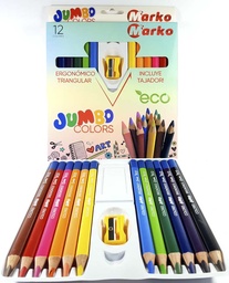 [MK-2298] Color largo JUMBO  Marko kids 12 Colores