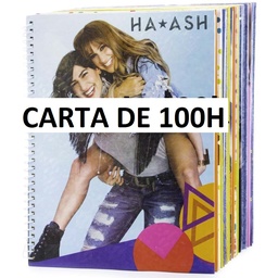 [LW-ANLL-100-CA] Cuaderno anillado artesanal Carta 100h paq.de 10 unid.