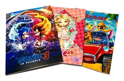 [CAMOIMR100H] Cuaderno cosido  Medio Oficio Inmapel MARGEN ROJO 100 HJS.