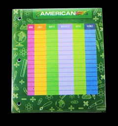 [H-HCN-AI-500H] Hojas de carpeta clasico American Iris 500H