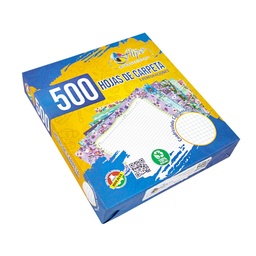 Hojas de carpeta cuadro color FLIPO 500 hjs.