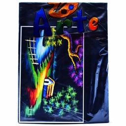 [LIEN-NE-40X50] Lienzo 40x50 Negro / Gamusa