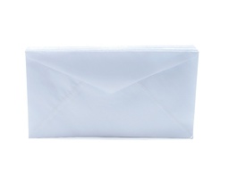 [SO-AR-ES-BL] Sobre Artesanal Blanco ESQUELA 100 pcs. 12x18cm.