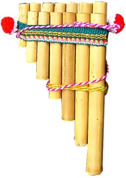 [ZAMP-67PQ] Zampoña CHULI caña  7 y 8 tubos