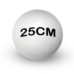 [ESF-25] Esfera de plastoformo #25   4 uni.