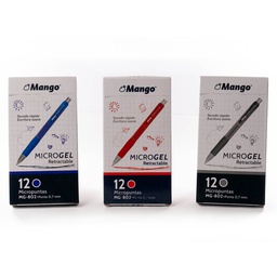 Micropunta micro gel 0.5mm MG-802 Mango 12pcs