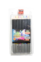 [SA12] Color largo Soft Paint Benma de 12 Colores + 1 tajador